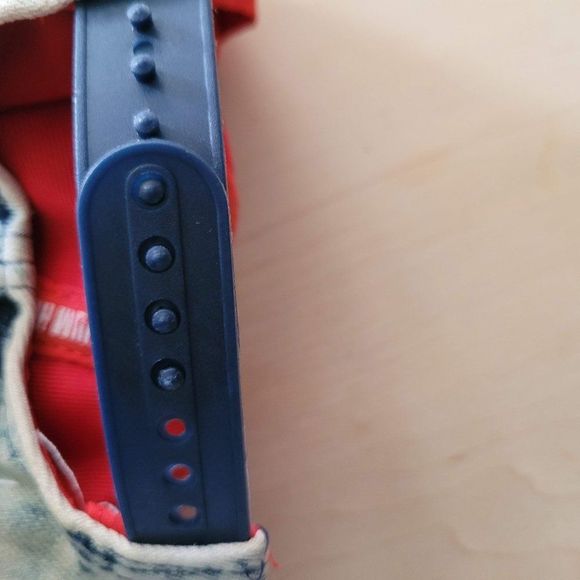 ROST denim hat snap back with distress by design adjustable size - Picture 10 of 14